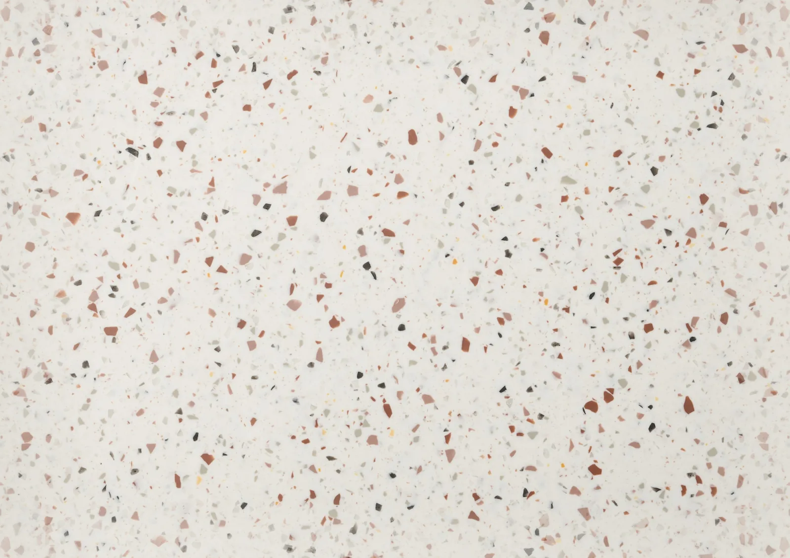 Marlan terrazzo-decor Terrazzo Pink — foto van het materiaal op ware grootte