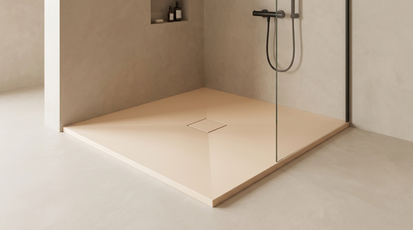 Douchevloer 120×120 — 120×120 cm